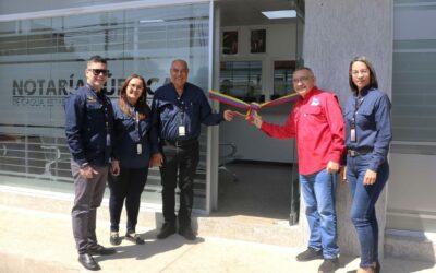 Saren | Reinaugurada Notaría Pública de Cagua en el estado Bolivariano de Aragua