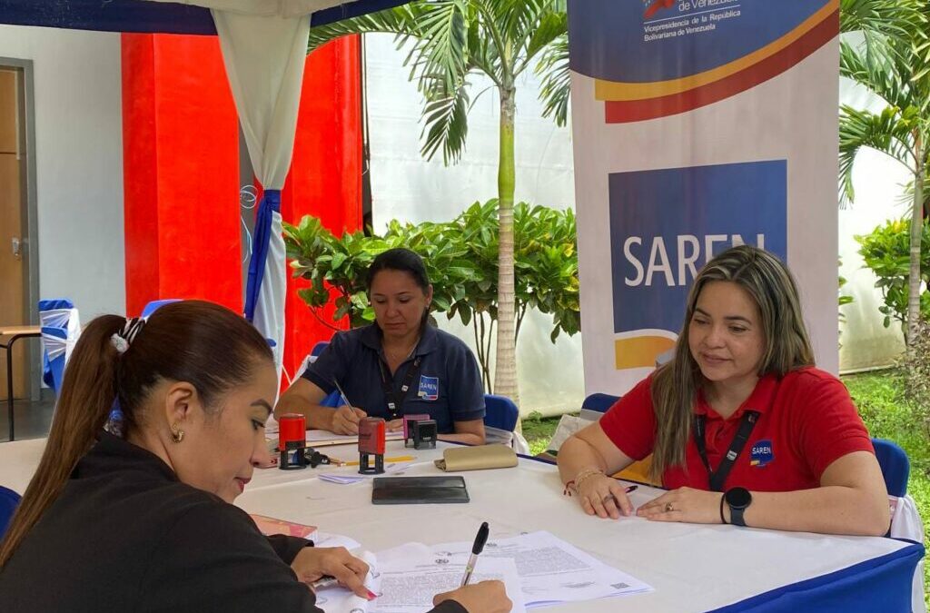 Saren realiza jornada de documentos exentos de pago y asesorías en materia jurídica en el canal Venezolana de Televisión