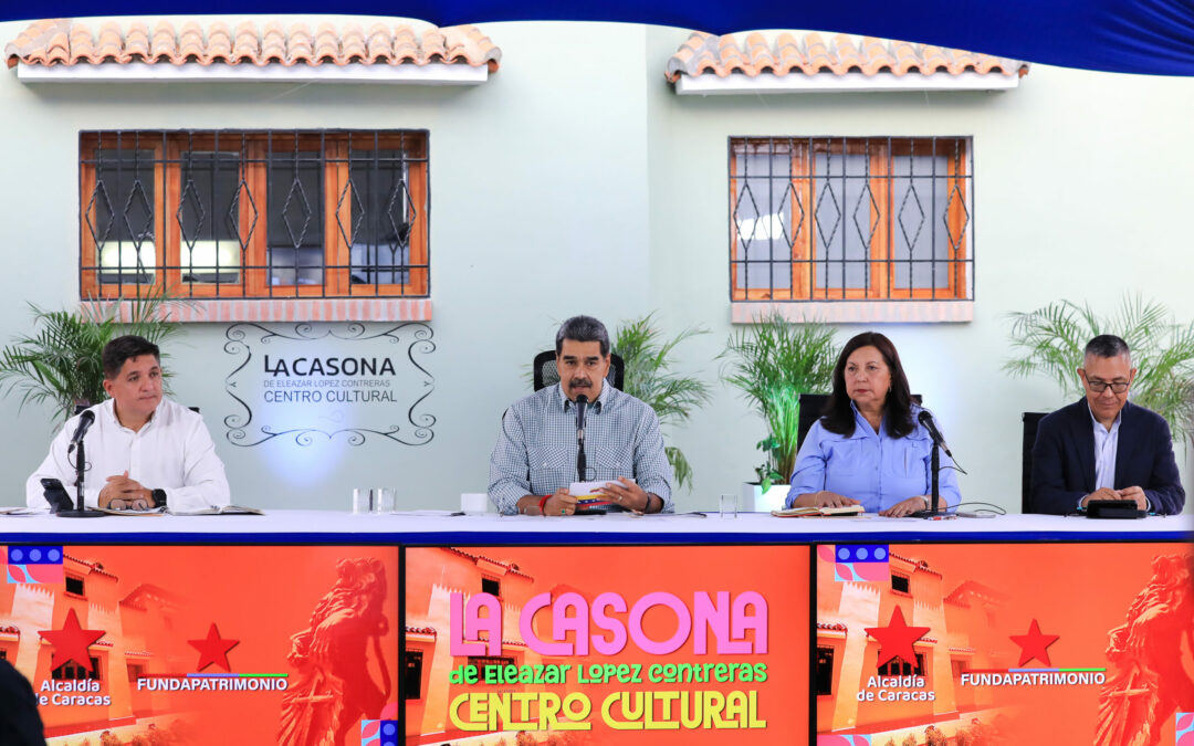 La Casona Cultural G/J Eleazar López Contreras se suma a las 100 obras entregadas por el Gobierno Bolivariano