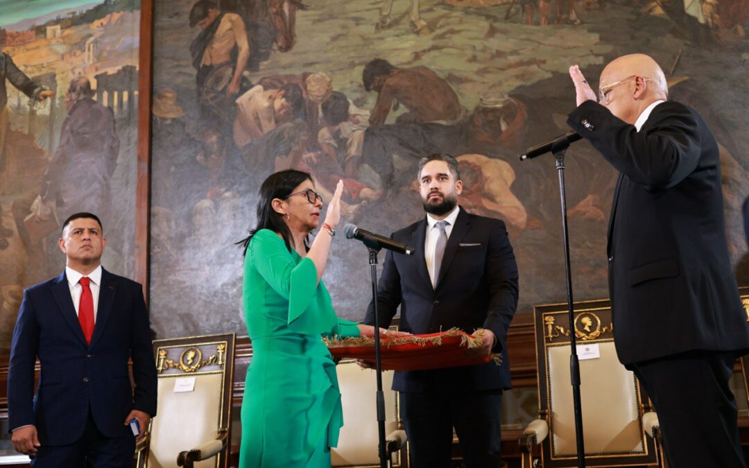 Delcy Rodríguez asume como Presidenta Encargada de la República Bolivariana de Venezuela