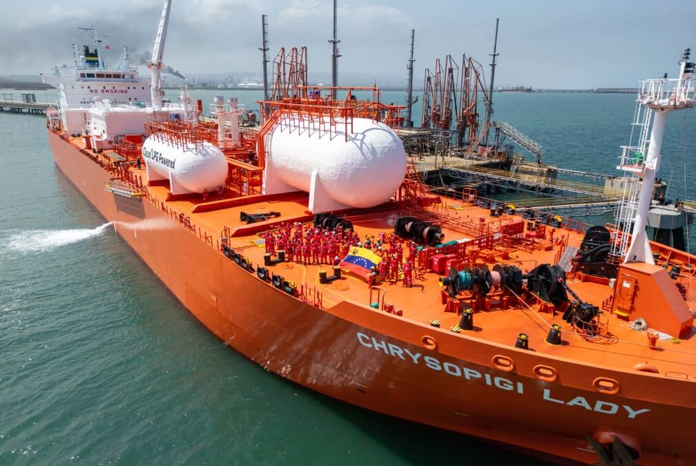 Venezuela marca un hito histórico al exportar la primera molécula de gas