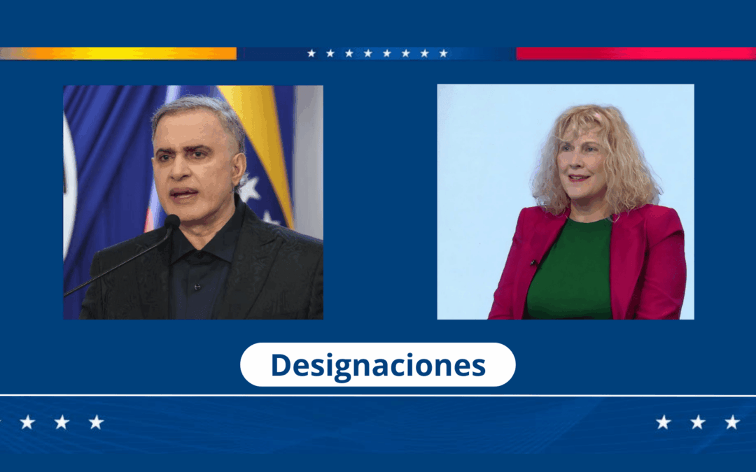 Tarek William Saab y Ana María Sanjuán asumen nuevas responsabilidades en el Gabinete Ejecutivo