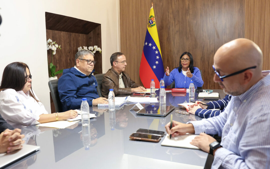 Presidenta (E) Delcy Rodríguez encabezó reunión de alto nivel para abordar Plan Nacional de Ahorro Eléctrico ante ciclo de calor extremo