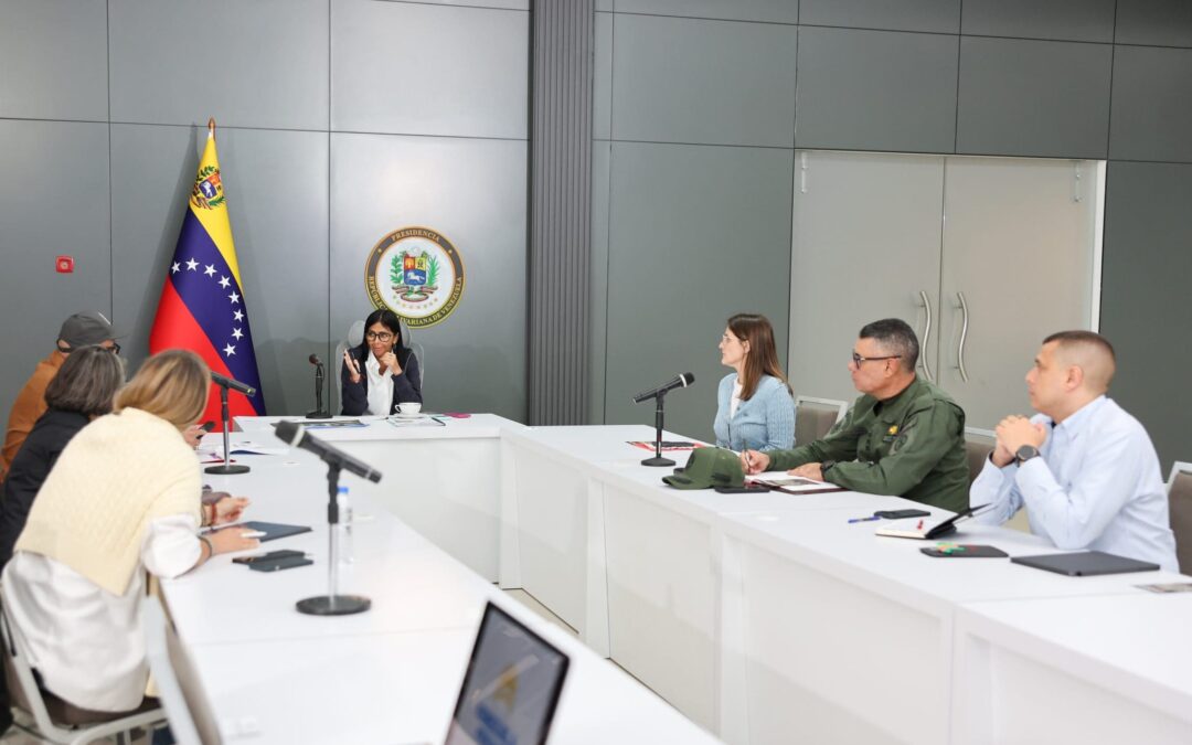 Presidenta Delcy Rodríguez lidera reunión del Estado Mayor para coordinar Campamentos Transitorios y Viviendas