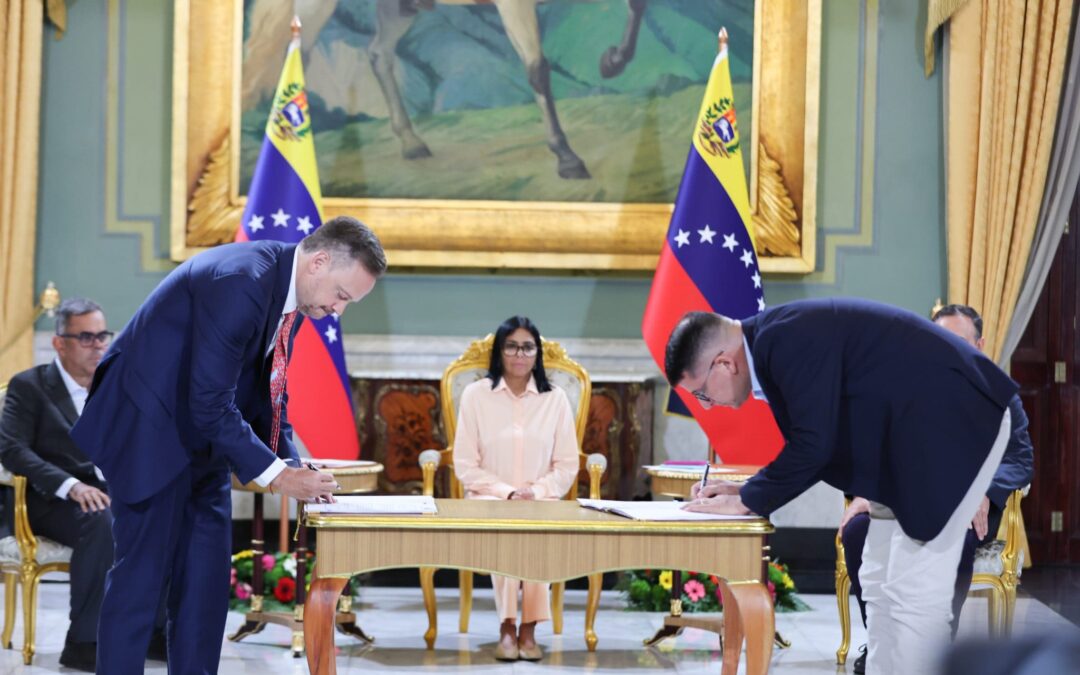 Presidenta Delcy Rodríguez lideró firma de addendum al contrato entre la estatal Corpoelec e IMPSA para fortalecer el SEN